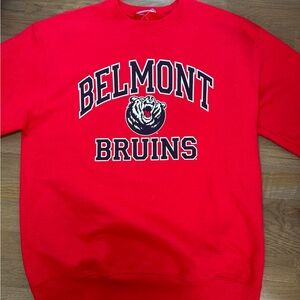 Belmont Bruins Red Sweater